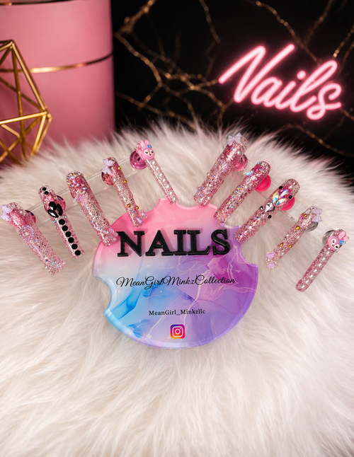 Charms Purple Passion Nails