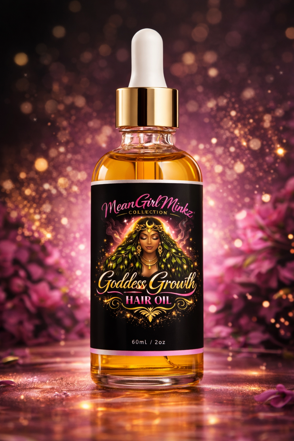 Goddess Growth Hair Oil- Luxury Strengthening & Length Retention Elixir