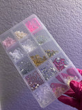 Floral & Gem Nail Charms Box Set