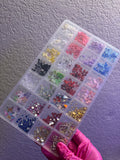 Mixed Nail Charms & Rhinestones Box Set